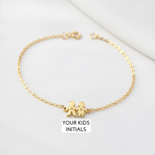 Custom Dog Cat Bracelet, Pet Initial Bracelet, Dog Mom Gifts