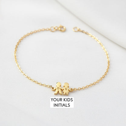 Custom Dog Cat Bracelet, Pet Initial Bracelet, Dog Mom Gifts