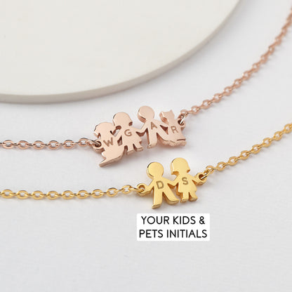 Custom Dog Cat Bracelet, Pet Initial Bracelet, Dog Mom Gifts